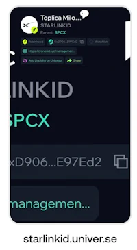 a mobile phone with the word'linkkid' on it